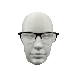 Tempo MP 6101 BK/CR Black Clear Fade Rectangular Eyeglasses Frames 55-18-145